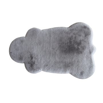 High quality super soft faux fur floor rug,non-slip rabbit fur rug for living room